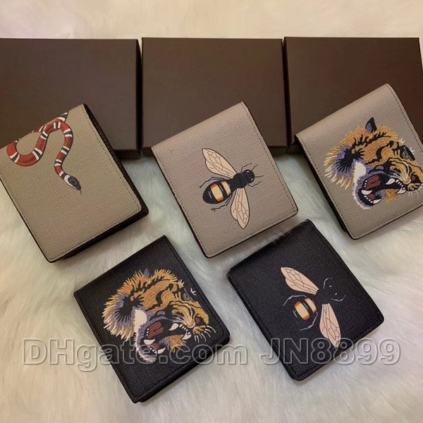 Hot Sale Top Quality Men Animal Short Wallet Leather Black Snake Tiger Bee Wallets Women Style Purse Wallet Card Holders With Gift Box, Extra shipping cost
Hot Sale Top Quality Men Animal Short Wallet Leather Black Snake Tiger Bee Wallets Women Style Purse Wallet Card Holders With Gift Box, Extra shipping cost