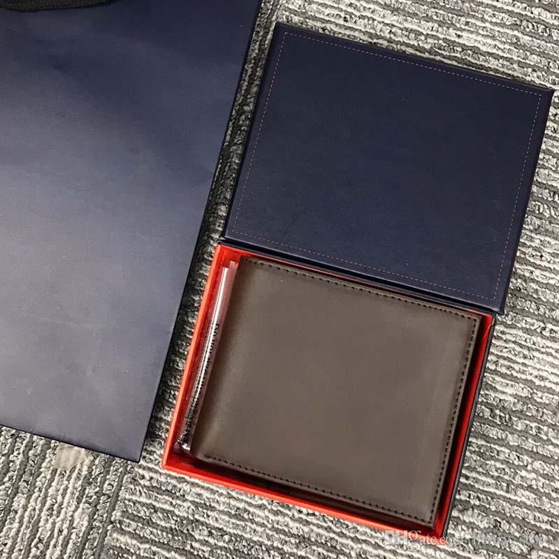 2018 Genuine Leather Men Wallets Brown Mens Wallet Short Purse With Coin Pocket Card Holders Gift Box High Quality, Red;black
2018 Genuine Leather Men Wallets Brown Mens Wallet Short Purse With Coin Pocket Card Holders Gift Box High Quality, Red;black