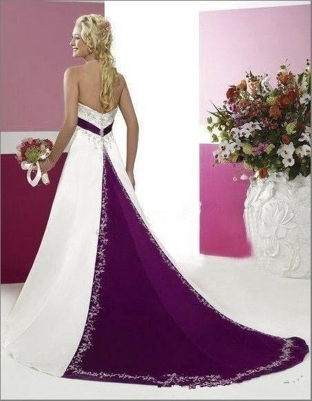 White and Red Vintage Wedding Dresses 2019 Strapless Bridal Gowns with Beaded Embroidery Empire Strapless Lace-up corset Wedding Dresses