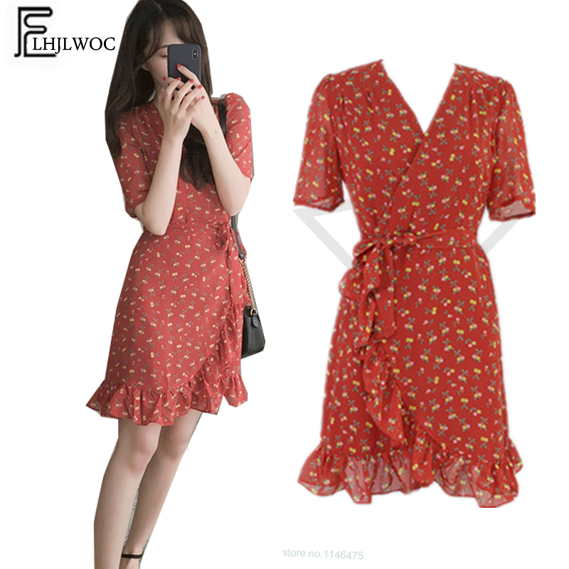 V Neck Dresses Women Japan Korean Design Short Sleeve Cute Sweet Girls Slim Waist Belt Bow Tie Floral Printed Chiffon Dress, Cute dress
V Neck Dresses Women Japan Korean Design Short Sleeve Cute Sweet Girls Slim Waist Belt Bow Tie Floral Printed Chiffon Dress, Cute dress