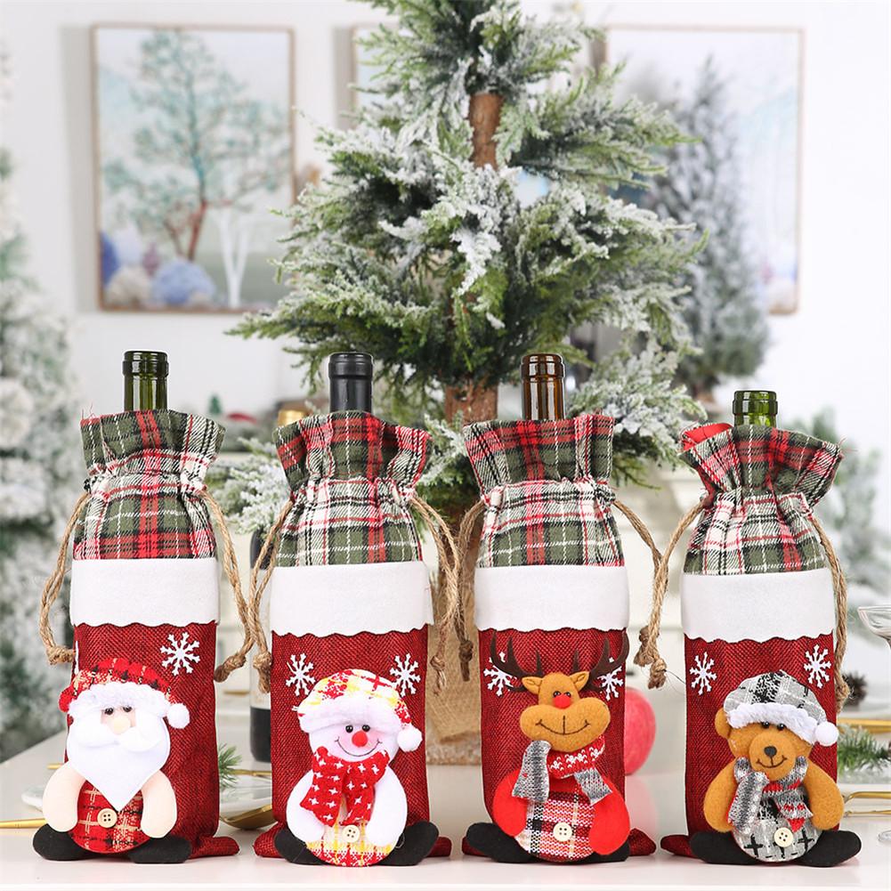 Christmas Wine Bottle Cover Champagne Red Wine Clothes Storage Bag For Christmas Dinner Party Decoration
Christmas Wine Bottle Cover Champagne Red Wine Clothes Storage Bag For Christmas Dinner Party Decoration