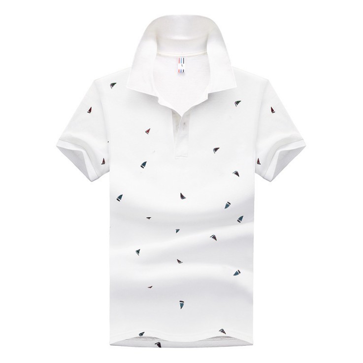 Shirt For Men Cotton Short Sleeve Business Casual Print Polos Shirts Male Fashion Breathable Tops Tees Clothing, Sailboat white
Shirt For Men Cotton Short Sleeve Business Casual Print Polos Shirts Male Fashion Breathable Tops Tees Clothing, Sailboat white