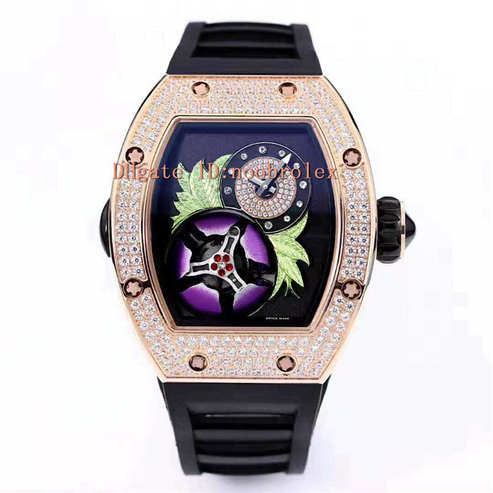 Top RM19-02 Watch Swiss Automatic Mechanical Rose Gold Tonneau 316L Steel Case Diamond Bezel Magnolia flower Dial Sapphire Crystal
Top RM19-02 Watch Swiss Automatic Mechanical Rose Gold Tonneau 316L Steel Case Diamond Bezel Magnolia flower Dial Sapphire Crystal