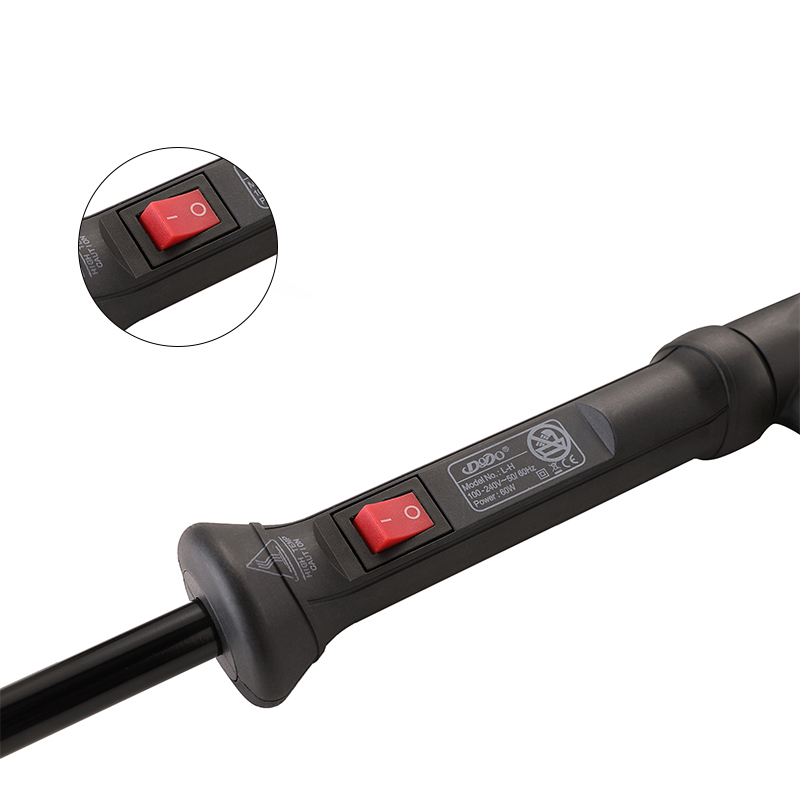 DODO Professional Electric Hair Curling Iron 13mm Ceramic Dual Voltage Frizz Control Press Action Hair Curler Styling Tool