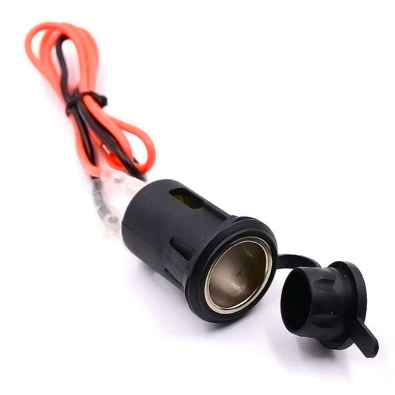 12/24V Car Cigarette Lighter Socket Plug Connector Adapter Car Charger Car Accessory Power Cigar Lighter Socket, Black
12/24V Car Cigarette Lighter Socket Plug Connector Adapter Car Charger Car Accessory Power Cigar Lighter Socket, Black
