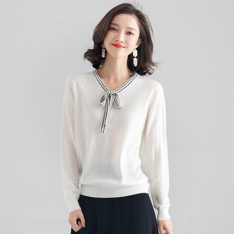 zhichu 2019 Autumn Winter Pullover Sweater Women Long Sleeve Knitted Sweater Female with Bow Casual Slim Knitted Jumper, Beige
zhichu 2019 Autumn Winter Pullover Sweater Women Long Sleeve Knitted Sweater Female with Bow Casual Slim Knitted Jumper, Beige