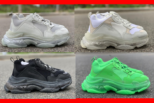 Triple S ciagabalen basketball shoes man athletic shoes Genuine leather qinmin123, Grey
Triple S ciagabalen basketball shoes man athletic shoes Genuine leather qinmin123, Grey