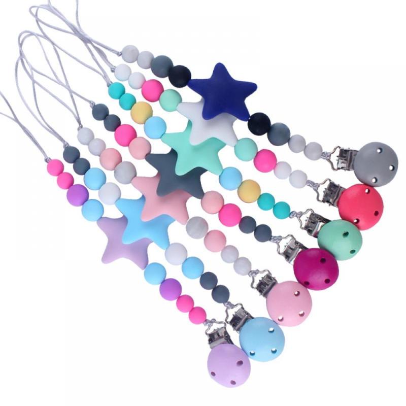 Baby Silicone Teether Molars Anti-lost Chain Big Star Teething Gift for Newborn Baby New Pacifier Chain Anti-off
Baby Silicone Teether Molars Anti-lost Chain Big Star Teething Gift for Newborn Baby New Pacifier Chain Anti-off