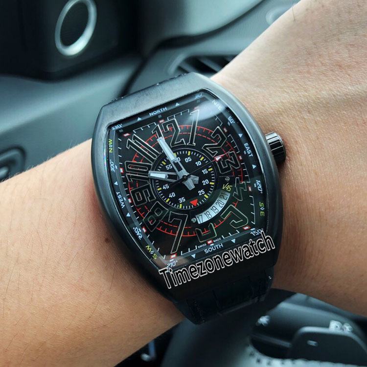 New Vanguard S6 Yachting V 45 SC DT ICON I LCK Black Dial Automatic Mens Watch PVD Black Steel Case Leather/Rubber Strap Luxury Watches, Custom waterproof
New Vanguard S6 Yachting V 45 SC DT ICON I LCK Black Dial Automatic Mens Watch PVD Black Steel Case Leather/Rubber Strap Luxury Watches, Custom waterproof