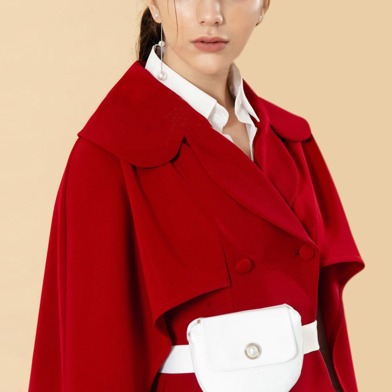 Cape Blazer Women Long Sleeve Runway Designer Elegant Ladies Red Mini Dress Suit Jacket Double Breasted Vestidos Female
Cape Blazer Women Long Sleeve Runway Designer Elegant Ladies Red Mini Dress Suit Jacket Double Breasted Vestidos Female