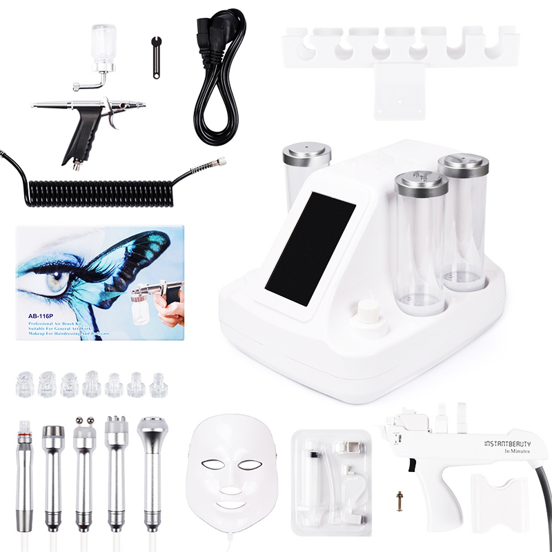 8 In 1 Hydra Dermabrasion RF BIO Light Spa Facial Machine Water Jet Hydro Diamond Peeling Beauty Device