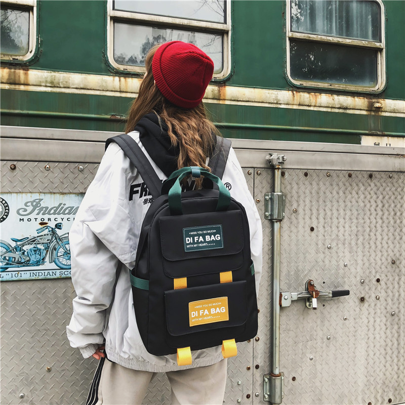 DCIMOR New Large Capacity Backpacks Waterproof nylon Ring portable backpack School bag for Teenage Girls Mochila Female Daypack
