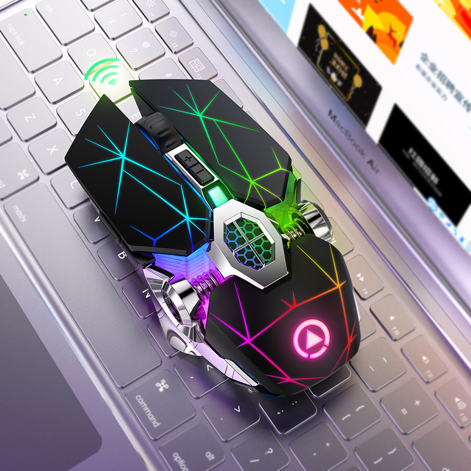 Diamond Luminous Wireless Gaming Mouse RGB Backlit 2.4Ghz Mute Rechargeable Mice Computer Home Office Gamer Cordless Silent USB Mouse A7
Diamond Luminous Wireless Gaming Mouse RGB Backlit 2.4Ghz Mute Rechargeable Mice Computer Home Office Gamer Cordless Silent USB Mouse A7