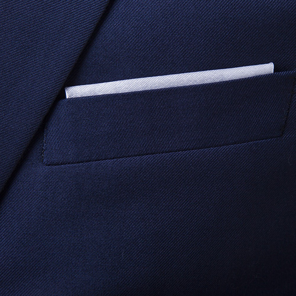 Men Wedding Suit Male Blazers Slim Fit Suits For Men 3-Piece Suit Blazer Business Wedding Party Jacket Vest & Pants