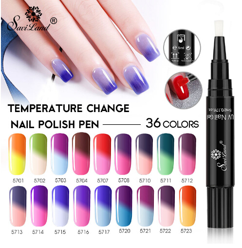 Saviland Permanent Temperature Changing Hybrid Gel Varnish Thermal UV Gel Nail Polish Chameleon Art Decoration Lacquer Glue
Saviland Permanent Temperature Changing Hybrid Gel Varnish Thermal UV Gel Nail Polish Chameleon Art Decoration Lacquer Glue