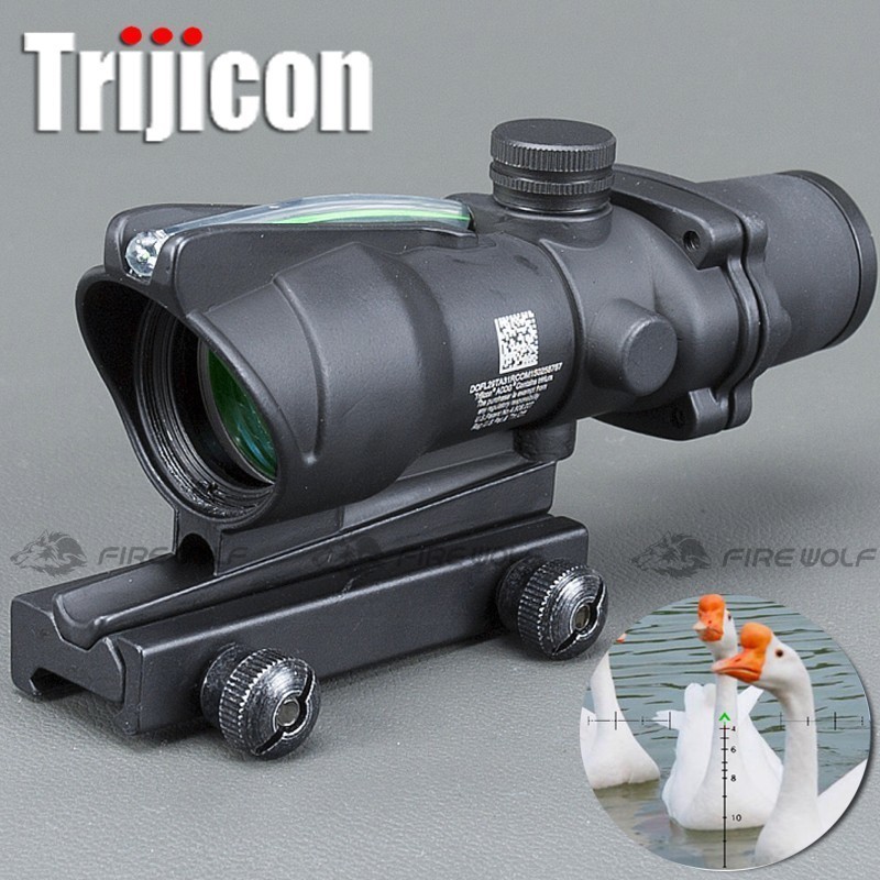 Hunting Riflescope ACOG 4X32 Real Fiber Optics Red Dot Illuminated Chevron Glass Etched Reticle Tactical Optical Sight, Acog acog 4x32 (32mm)
Hunting Riflescope ACOG 4X32 Real Fiber Optics Red Dot Illuminated Chevron Glass Etched Reticle Tactical Optical Sight, Acog acog 4x32 (32mm)