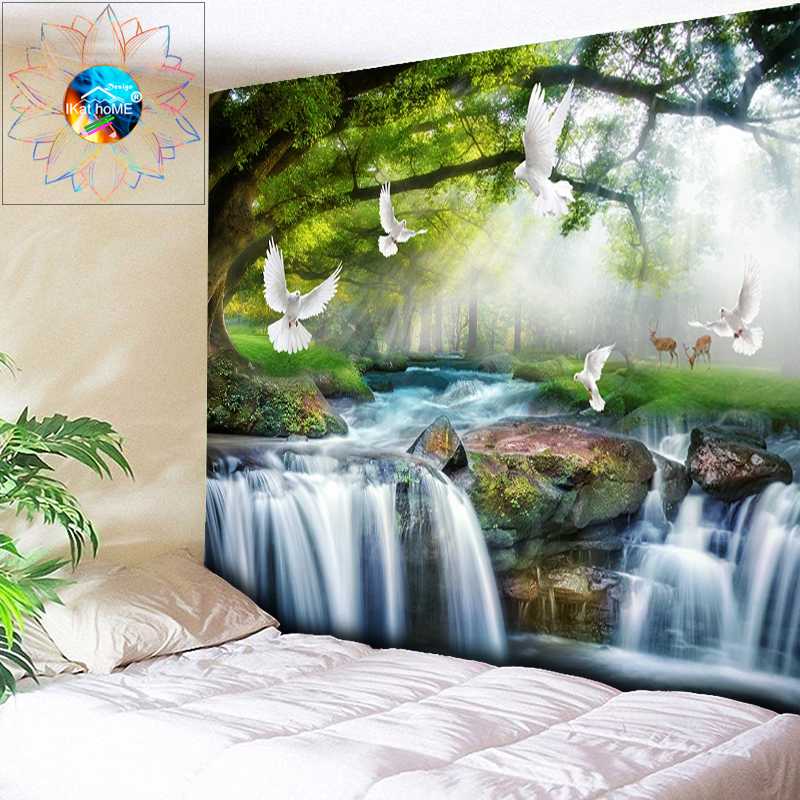 Bird Wall Tapestry Forest Wall Hanging Waterfall Print Tapestry 3D Tapiz Mandala Boho Hippie Cloth Dorm Decor
Bird Wall Tapestry Forest Wall Hanging Waterfall Print Tapestry 3D Tapiz Mandala Boho Hippie Cloth Dorm Decor