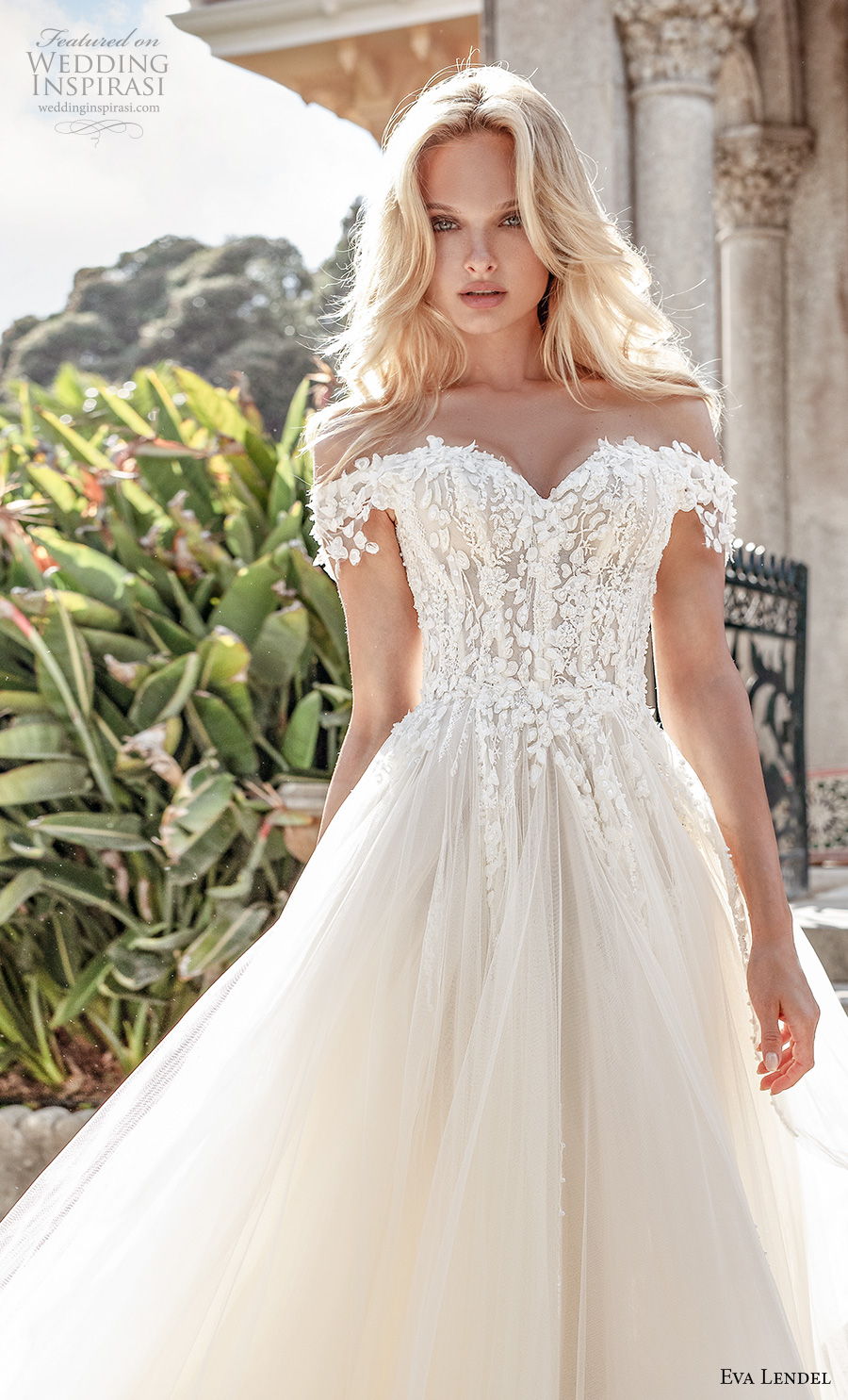 Eva Lendel Boho Wedding Dresses A Line Lace Appliques Sweep Train 2020 Bohemian Wedding Dress Custom Made Elegant Vestidos De Novia