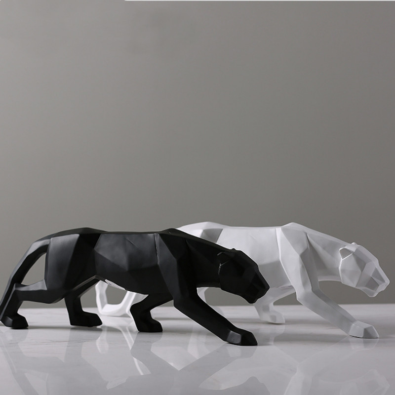 Leopard Statue Large Size Modern Abstract Geometric Style Resin Panther Sculpture Animal Figurine Home Office Decor Ornament
Leopard Statue Large Size Modern Abstract Geometric Style Resin Panther Sculpture Animal Figurine Home Office Decor Ornament