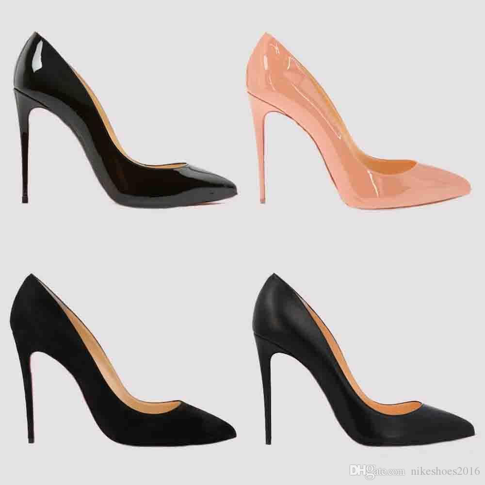2019 Fashion luxury designer women Wedding Marry shoes high heels 8cm 10cm 12cm Nude black red Leather Pointed Toes Pumps bottoms Dress shoe
2019 Fashion luxury designer women Wedding Marry shoes high heels 8cm 10cm 12cm Nude black red Leather Pointed Toes Pumps bottoms Dress shoe