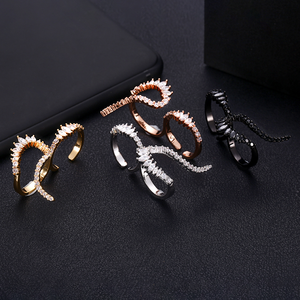 jankelly new arrived Cover Two Finger Connected Silver Knuckle Ring Curtain Cubic Zironia Engagement Hand Jewelry
jankelly new arrived Cover Two Finger Connected Silver Knuckle Ring Curtain Cubic Zironia Engagement Hand Jewelry