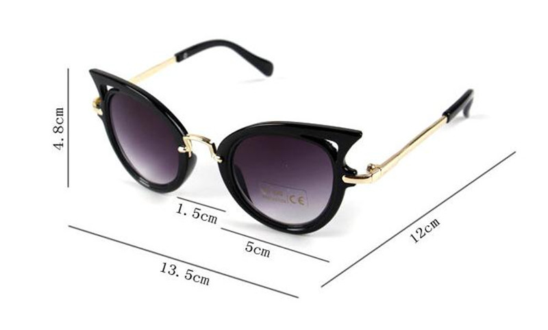 6 style Cute Baby Cat Eye Sunglasses Kids Animal Cartoon UV400 Sun Children Eyewear Glasses For Girls&Boys Gift dc262 Z260305