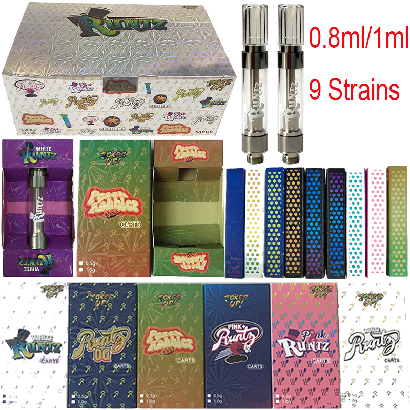 Runtz Empty Vape Cartridges Packaging 0.8ml 1ml Ceramic Atomizer Glass Thick Oil Carts Dab Pen Wax Vaporizer 510 Thread E Cigarettes
Runtz Empty Vape Cartridges Packaging 0.8ml 1ml Ceramic Atomizer Glass Thick Oil Carts Dab Pen Wax Vaporizer 510 Thread E Cigarettes