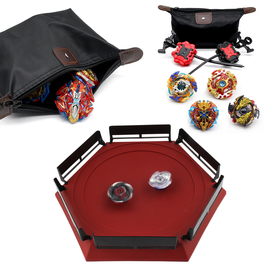 TAKARA TOMY Beyblade Burst Set Original Arena Metal Fusion Launcher Grip Packet God Spinning Tops Bey Blades Storage Bag Toy Y200703
TAKARA TOMY Beyblade Burst Set Original Arena Metal Fusion Launcher Grip Packet God Spinning Tops Bey Blades Storage Bag Toy Y200703