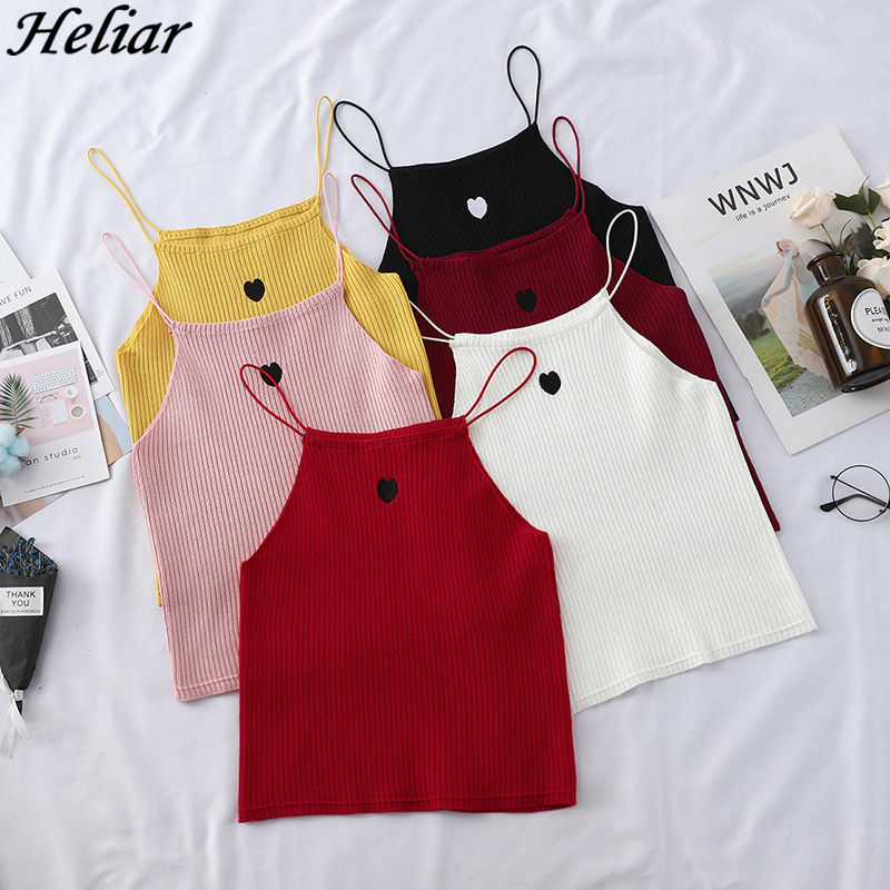 HELIAR Camis Women Tank Tops Sleeveless Vest Causal Solid Female Sexy Embroidery Heart Camis Bottom Tank Tops 2020 Summer, Black
HELIAR Camis Women Tank Tops Sleeveless Vest Causal Solid Female Sexy Embroidery Heart Camis Bottom Tank Tops 2020 Summer, Black