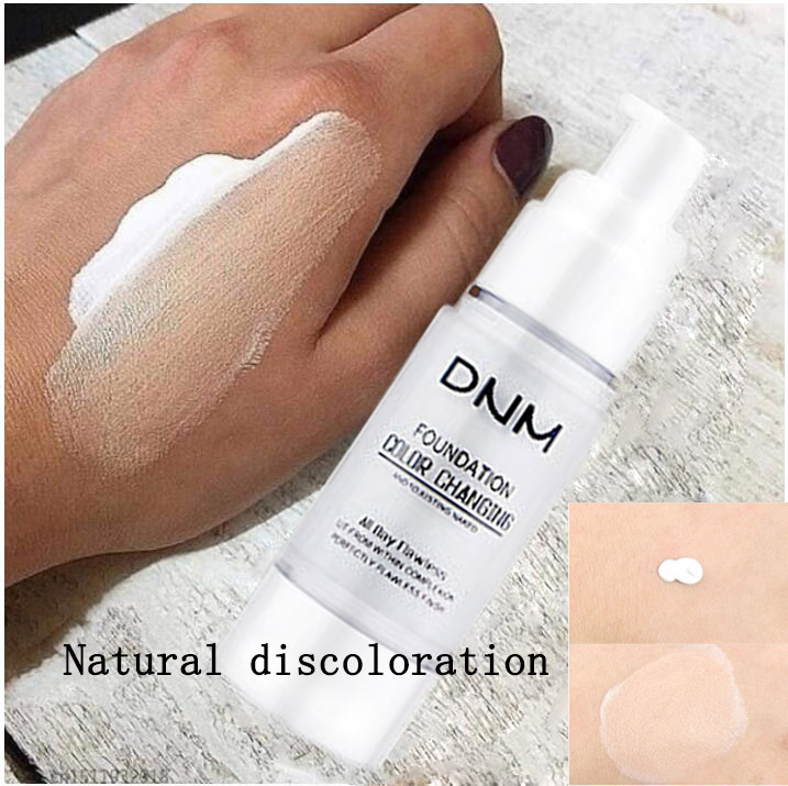 DNM Magic Flawless Color Changing Foundation Moisturizing Cover Skin Color Liquid Foundation Cream 2 Colors DHLfree, Mixed color
DNM Magic Flawless Color Changing Foundation Moisturizing Cover Skin Color Liquid Foundation Cream 2 Colors DHLfree, Mixed color