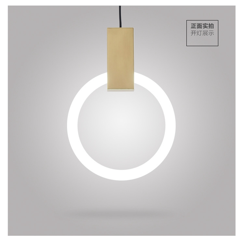 LED Pendant Lights Flying Rings Light Indoor Lighting Office Study Lamp Chandelier Circle Lamps Creativity Factory Outlet