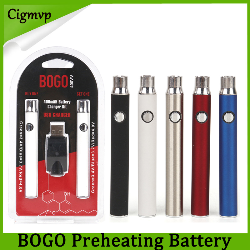 BOGO Double Battery Charger Kit 400mAh E Cigarette Batteries Vape Pen Preheating Voltage Adjustable Batteryy 4 Colors For Thick Oil Cartridge
BOGO Double Battery Charger Kit 400mAh E Cigarette Batteries Vape Pen Preheating Voltage Adjustable Batteryy 4 Colors For Thick Oil Cartridge