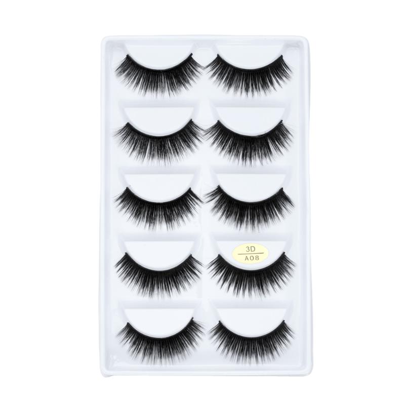 5 Pairs Women Fashion Faux Mink False Eyelashes Natural Long Wispies Lash Handmade Eye Makeup Tools Eyelashes Extension
5 Pairs Women Fashion Faux Mink False Eyelashes Natural Long Wispies Lash Handmade Eye Makeup Tools Eyelashes Extension