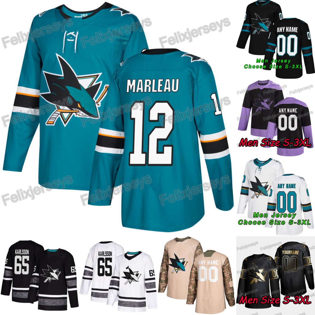 12 Patrick Marleau San Jose Sharks Brent Burns Evander Kane Aaron Dell Martin Jones Timo Meie Logan Couture Erik Karlsson Tomas Hertl Jersey, Black;red
12 Patrick Marleau San Jose Sharks Brent Burns Evander Kane Aaron Dell Martin Jones Timo Meie Logan Couture Erik Karlsson Tomas Hertl Jersey, Black;red