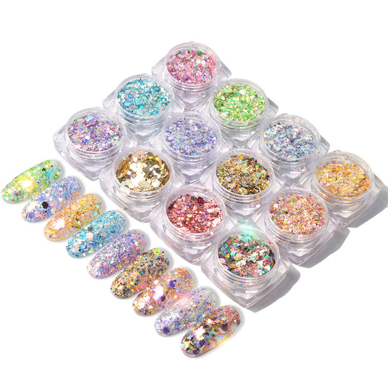 1pcs Holographic Nail Glitter Set Powder Nail Art Pigment DIY Flake Art Decorations Dust Gel Manicure Pigment
1pcs Holographic Nail Glitter Set Powder Nail Art Pigment DIY Flake Art Decorations Dust Gel Manicure Pigment