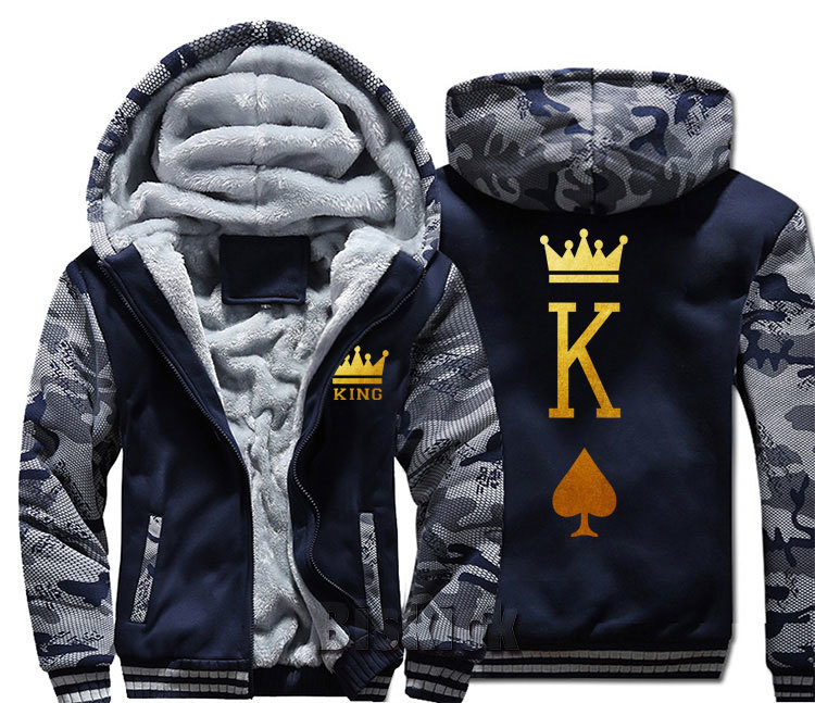 king queen couple letter print golden Men women Warm Thick Coat Jacket winter warm velvet Sweatshirt top Hoodies V191216, Style 12 asian size
king queen couple letter print golden Men women Warm Thick Coat Jacket winter warm velvet Sweatshirt top Hoodies V191216, Style 12 asian size