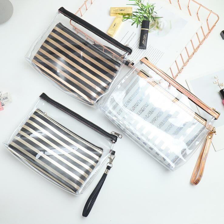 travel pvc waterproof makeup bags fashion striped men and women cosmetic wash bag transparent portable cosmetic bags free, A3
travel pvc waterproof makeup bags fashion striped men and women cosmetic wash bag transparent portable cosmetic bags free, A3