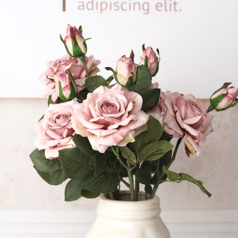 NEW beautiful big rose branch artificial silk flowers home wedding decoration retro autumn large roses white fake flowers decor, Random color
NEW beautiful big rose branch artificial silk flowers home wedding decoration retro autumn large roses white fake flowers decor, Random color