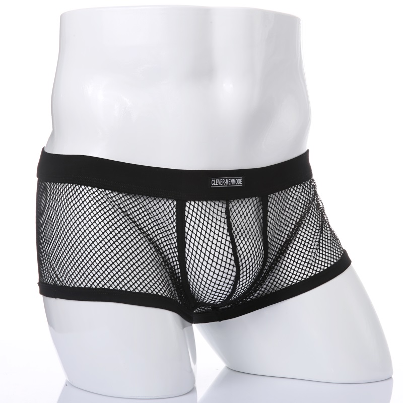 Mesh Boxer Shorts Sexy Men Ultra-thin Underwear Transparent Underpants Trunks cuecas homem Male Breathable Panties Comfortable, Black
Mesh Boxer Shorts Sexy Men Ultra-thin Underwear Transparent Underpants Trunks cuecas homem Male Breathable Panties Comfortable, Black