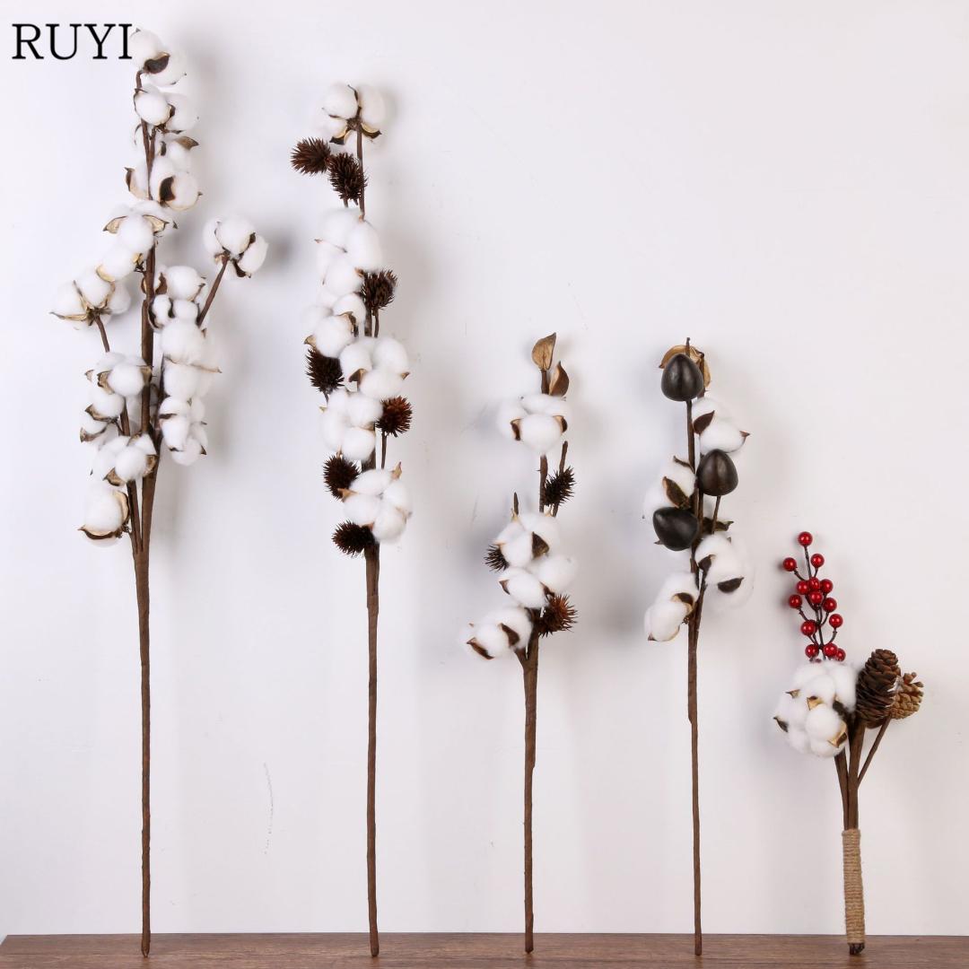 New Style Artificial Cotton Flower 2 colors Single Branch Simulation Flower DIY Wedding Decoration For Home Party Office 1 PCS
New Style Artificial Cotton Flower 2 colors Single Branch Simulation Flower DIY Wedding Decoration For Home Party Office 1 PCS