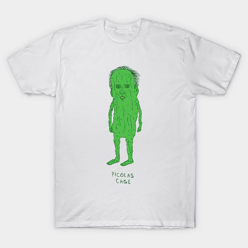 Picolas Cage T - Shirt Nicolas Cage T Shirt Nicolas Cage Funny Weird Creepy Raising Arizona Green Pickles Valley CX200617, White;black
Picolas Cage T - Shirt Nicolas Cage T Shirt Nicolas Cage Funny Weird Creepy Raising Arizona Green Pickles Valley CX200617, White;black