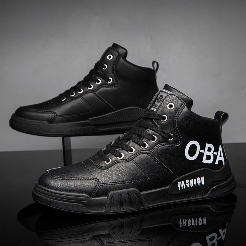 2020 fashion New Men Women Casual pu leather high tops black white Lightweight sneakers Shoes all size
2020 fashion New Men Women Casual pu leather high tops black white Lightweight sneakers Shoes all size