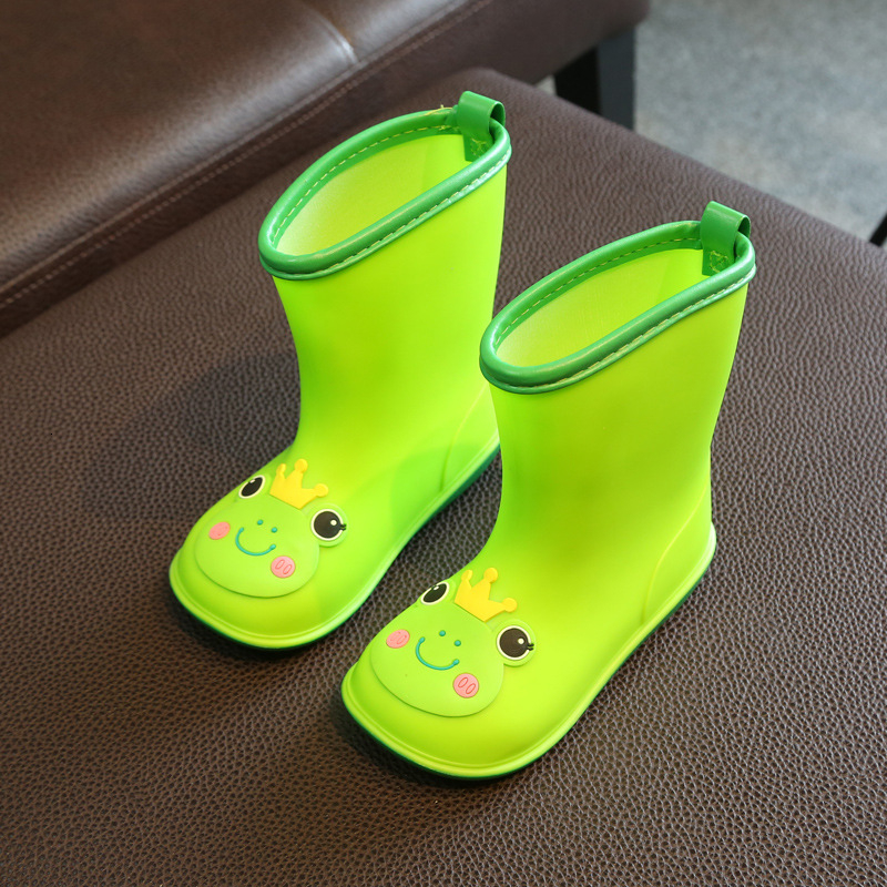 Hot Sale-Rain Boy Girl Non-slip Water Rubber Shoes