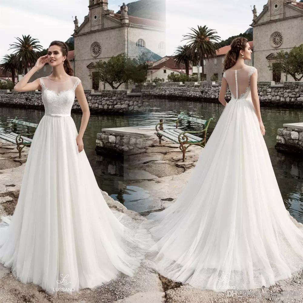 Scoop Neck Off Shoulder Lace Wedding Dresses 2020 Sweep Train Tulle Beach A Line Wedding Bridal Gowns, White
Scoop Neck Off Shoulder Lace Wedding Dresses 2020 Sweep Train Tulle Beach A Line Wedding Bridal Gowns, White
