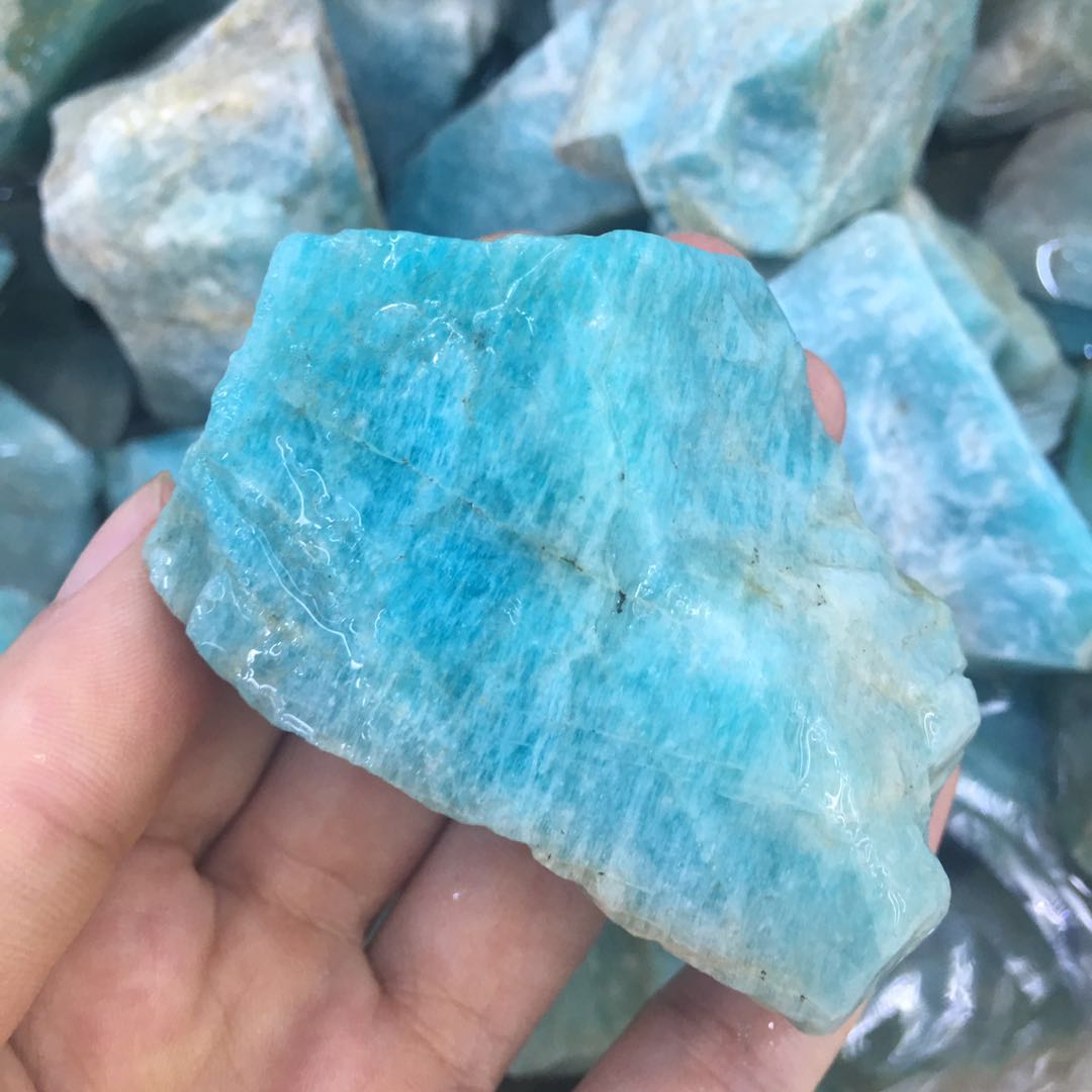 1pc Big size Natural raw amazonite rough amazon stone natural quartz crystals mineral energy stone for healing4407209