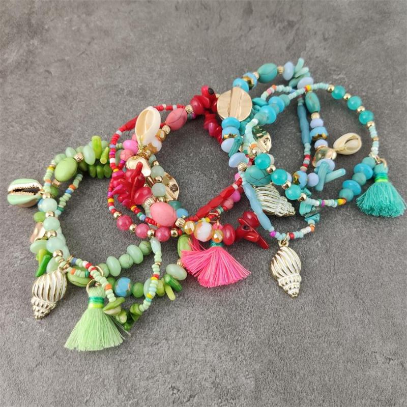 Bohemian Ethnic Multilayer Vintage New Beads Bracelets Boho Statement Tassel Shell Charms Wrap Bracelet Bangles
Bohemian Ethnic Multilayer Vintage New Beads Bracelets Boho Statement Tassel Shell Charms Wrap Bracelet Bangles