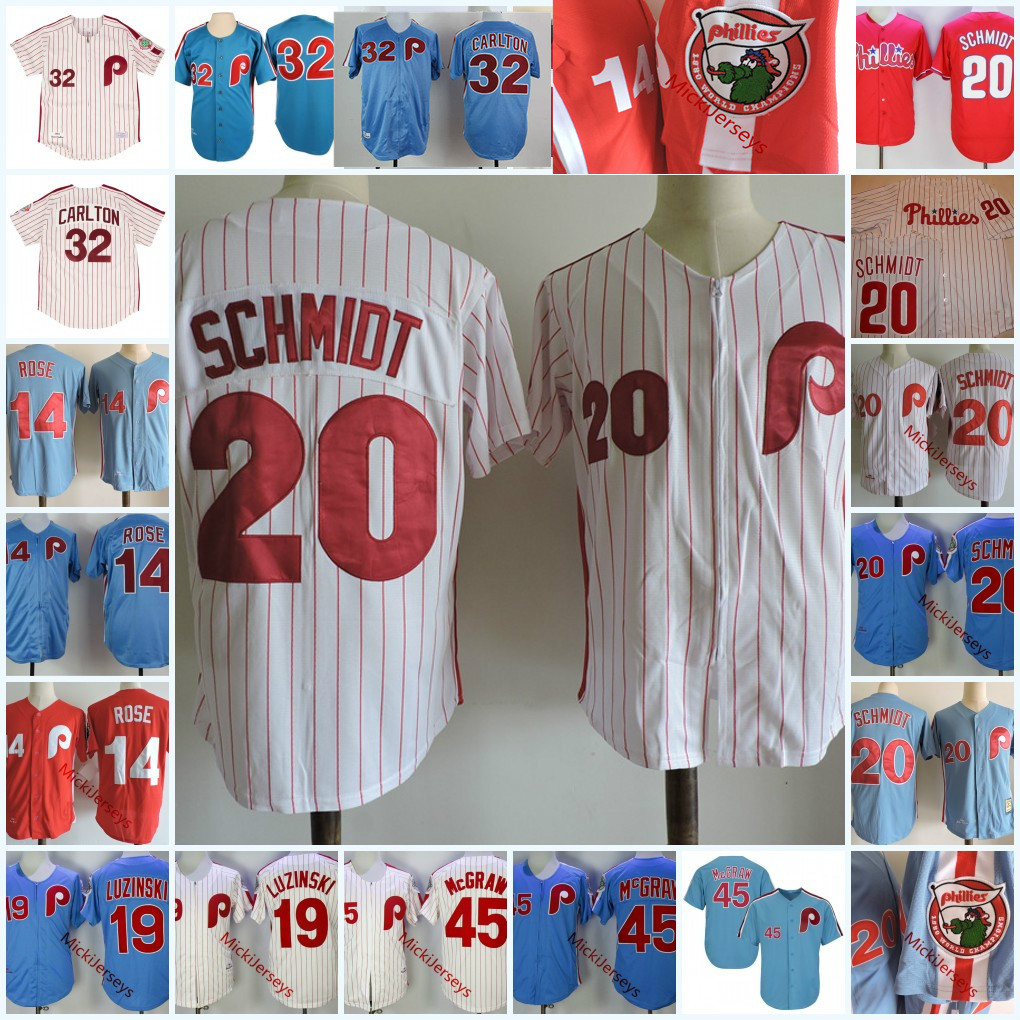 Mens 1980 Vintage #20 Mike Schmidt Jersey stitched #14 PETE ROSE Jersey #19 Greg Luzinski #32 Steve Carlton #45 Tug McGraw Jersey, #20 mike schmidt zipper
Mens 1980 Vintage #20 Mike Schmidt Jersey stitched #14 PETE ROSE Jersey #19 Greg Luzinski #32 Steve Carlton #45 Tug McGraw Jersey, #20 mike schmidt zipper