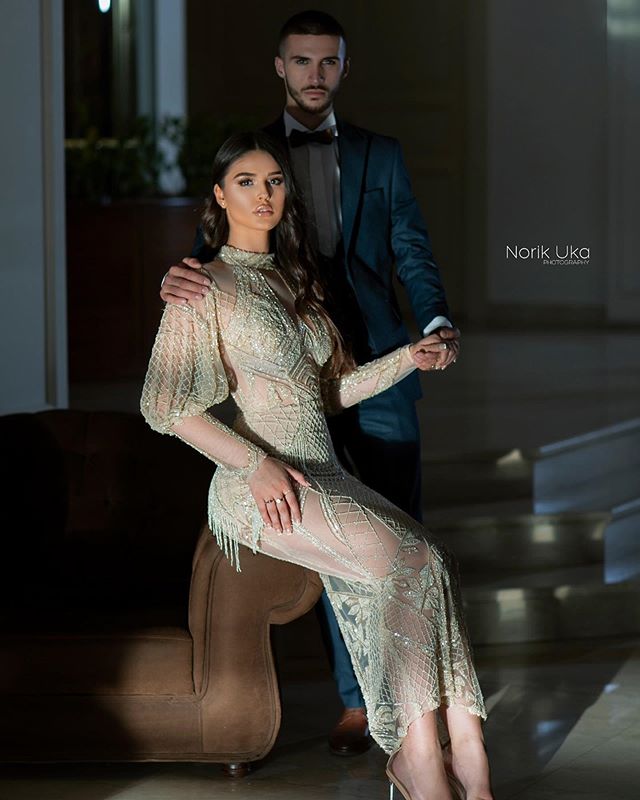 2020 Bohemian New Arrival Long Sleeve A-line Evening Dresses Lace Sequins Tassel High Neck Formal Dresses Ankle Length Zipper Party Gowns