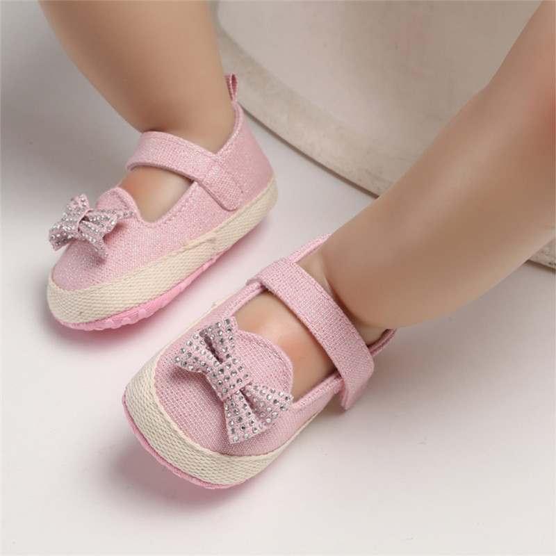 Toddler Baby Girl Canvas Crib Shoes Newborn Pram Slip-On Sneakers Shoes Sequins Bowknot Soft Sole Baby Shoes 0-18M
Toddler Baby Girl Canvas Crib Shoes Newborn Pram Slip-On Sneakers Shoes Sequins Bowknot Soft Sole Baby Shoes 0-18M