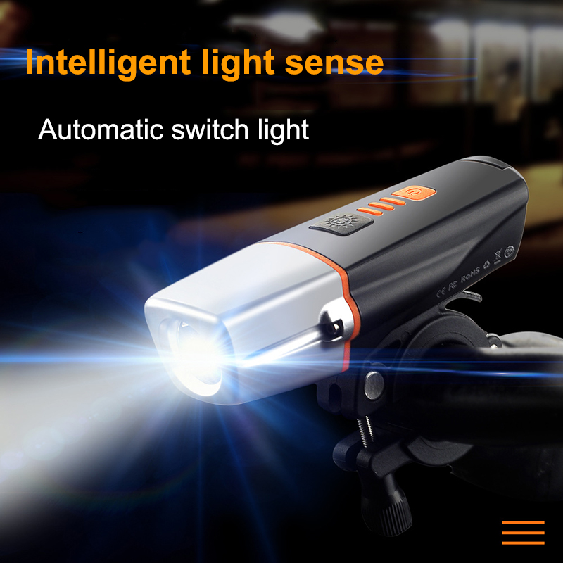Hot LED USB Rechargeable Bike Light Super Bright 400 Lumen Bicycle Headlight Intelligent Sensor Motion Front Light N66
Hot LED USB Rechargeable Bike Light Super Bright 400 Lumen Bicycle Headlight Intelligent Sensor Motion Front Light N66